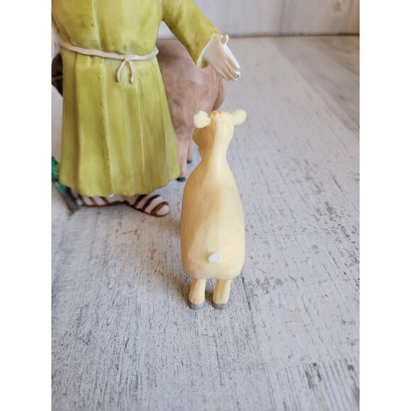 Sue dreamer Joseph nativity scene sheep Shepard xmas home decor set - Picture 5 of 9